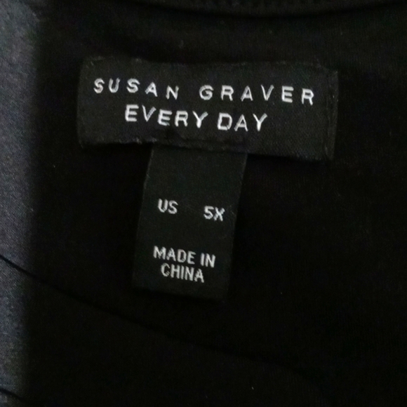 Susan Graver 5X plus size liquid knit tunic - Picture 7 of 7